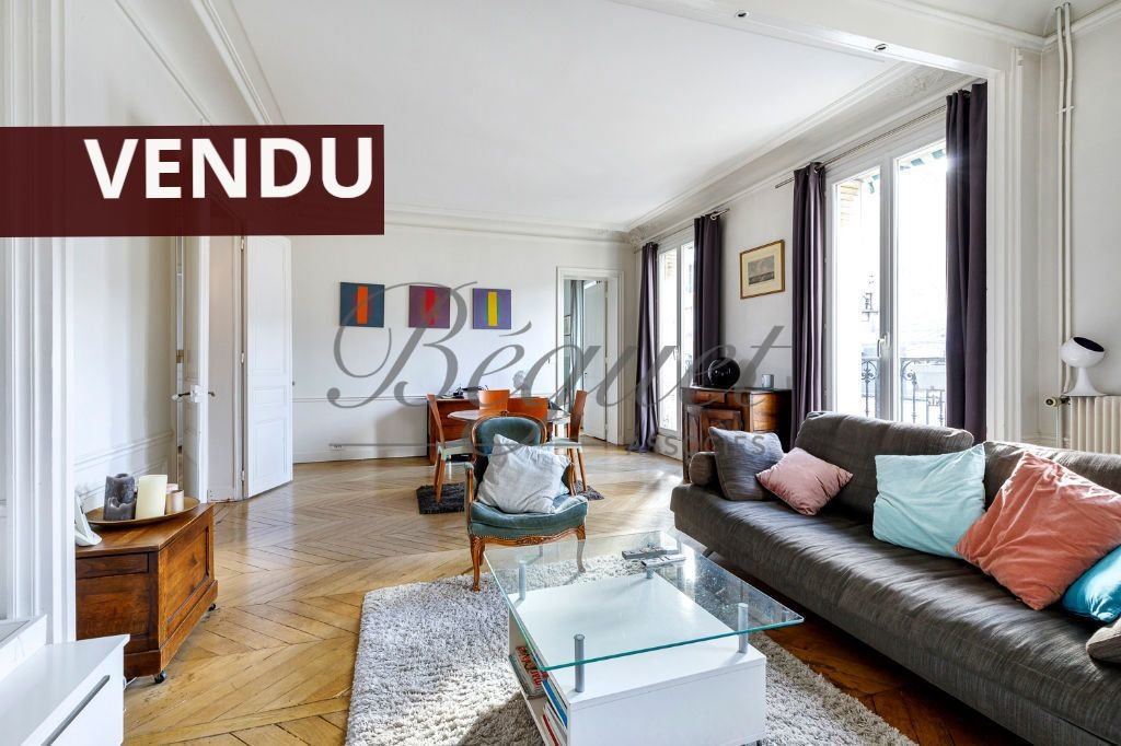 Vendu par Beguet Associés : BOULOGNE  92100 - EGLISE ESCUDIER -  APPARTEMENT  121,63 m²  - 4 CHAMBRES - BALCON - CAVE -