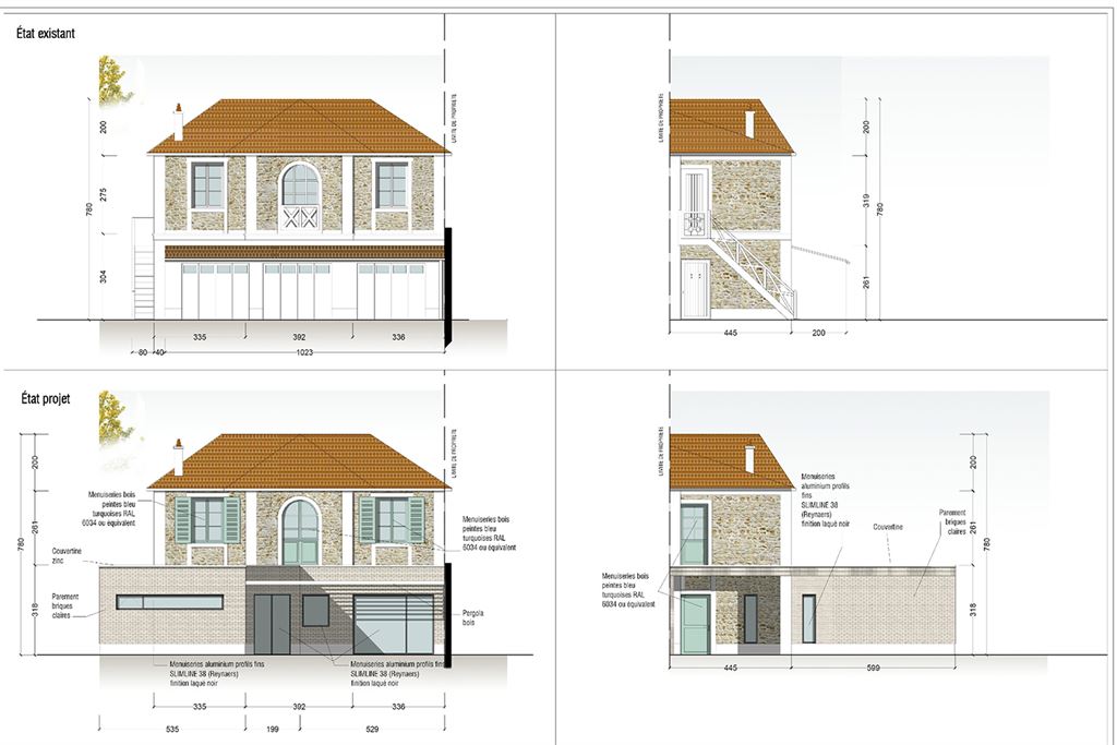 A vendre chez Beguet Associés : HAUTS DE SEINE VAUCRESSON 92420 MAISON 106 m²  3 CHAMBRES JARDIN 2 GARAGES