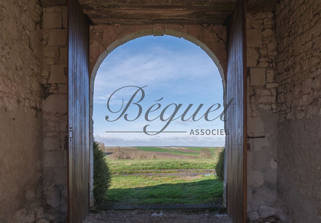 A vendre chez Beguet Associés : Indre-et-Loire Faye-la-Vineuse 37120 Manoir 370 m² 10 Chambres Gîte 160m² Parc 4.7 Ha