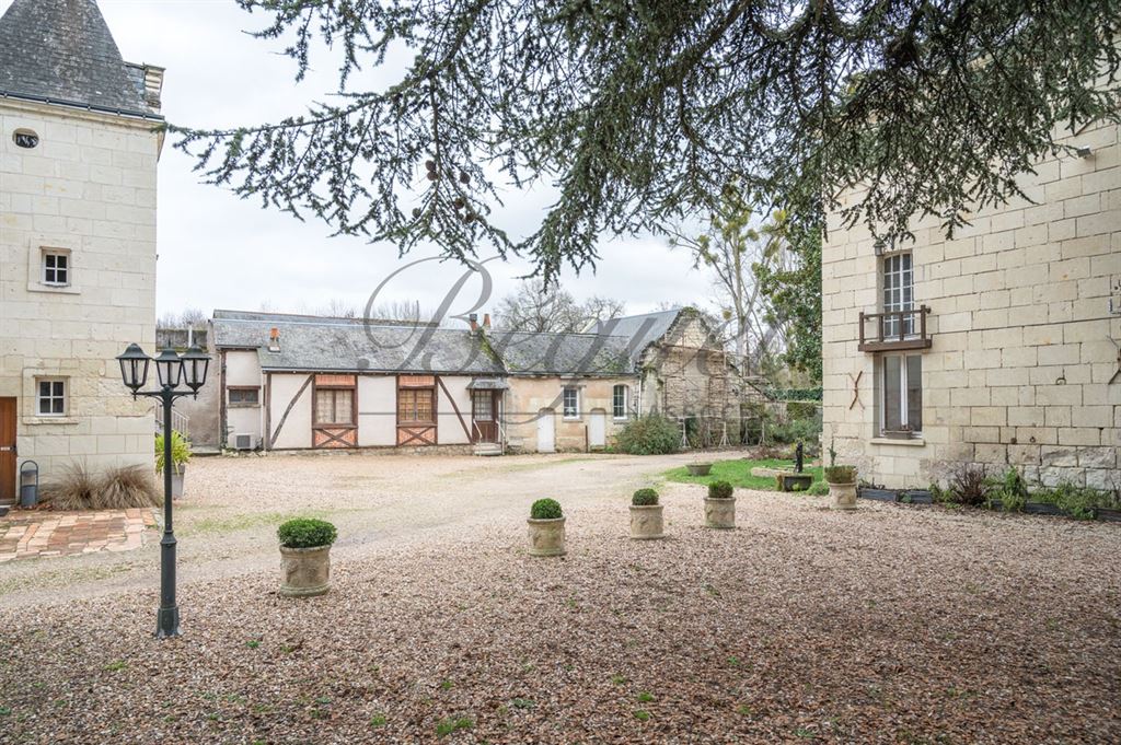 A vendre chez Beguet Associés : INDRE-ET-LOIRE PROCHE CHINON 37420 MANOIR 550 m² + RECEPTION PARC 2,7 HA